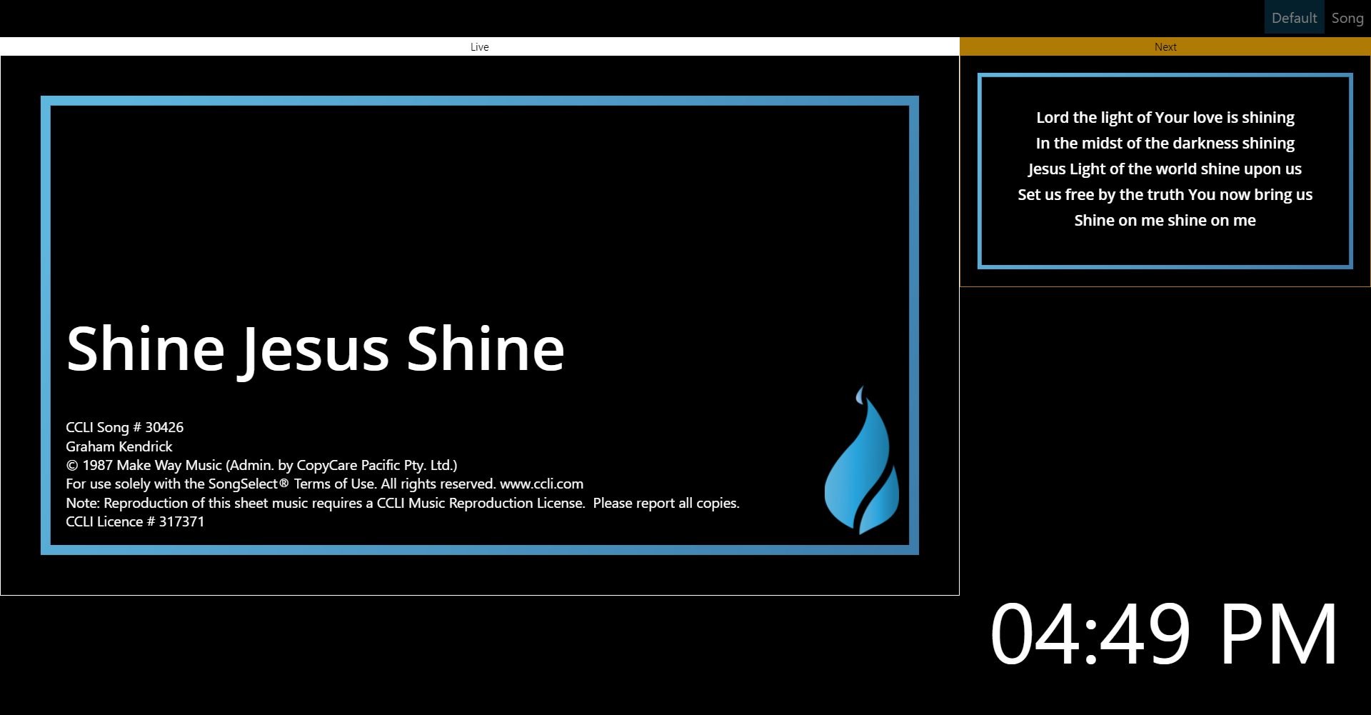 App screenshot